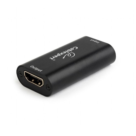REPEATER semnal GEMBIRD, HDMI (M) la HDMI (M), extindere semnal pana la 40m, negru, "DRP-HDMI-02" (timbru verde 0.08 lei)