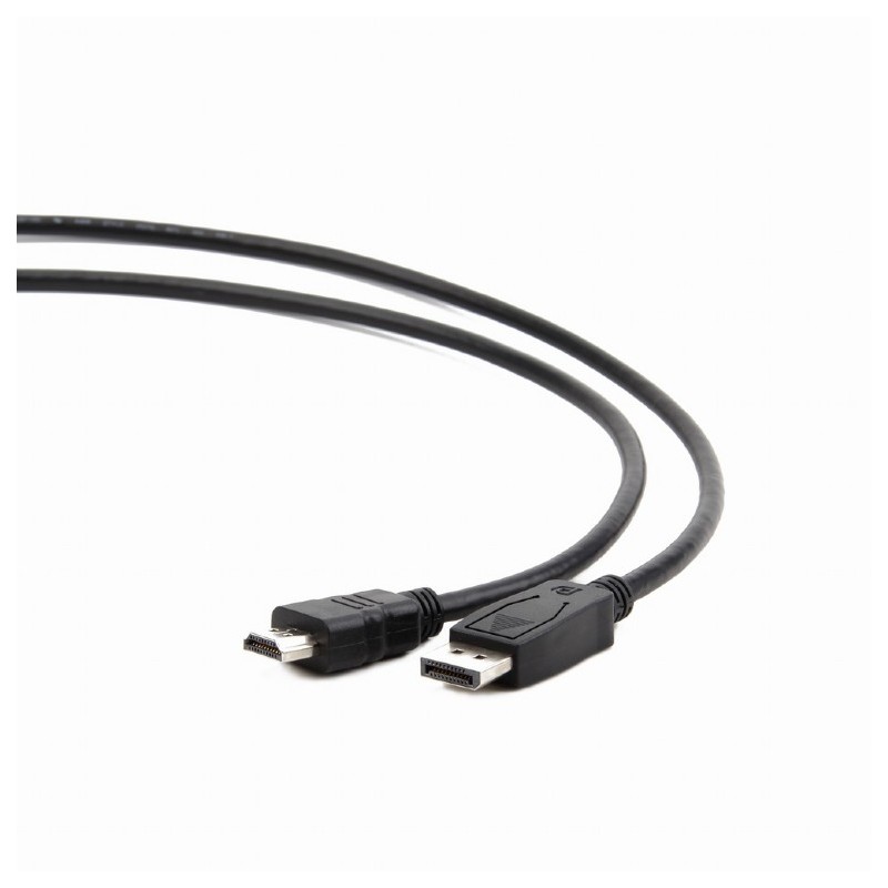 CABLU video GEMBIRD, adaptor DisplayPort (T) la HDMI (T), 10m, negru, "CC-DP-HDMI-10M" (timbru verde 0.8 lei)