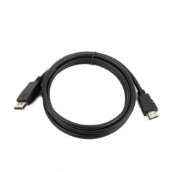 CABLU video GEMBIRD, adaptor DisplayPort (T) la HDMI (T), 10m, negru, "CC-DP-HDMI-10M" (timbru verde 0.8 lei)