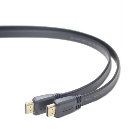 CABLU video GEMBIRD, HDMI (T) la HDMI (T), 1m, rezolutie maxima 4K (4096 x 2160) la 60 Hz, negru, "CC-HDMI4F-1M" (timbru verde 0