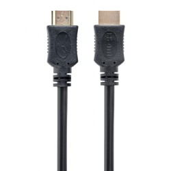 CABLU video GEMBIRD, HDMI (T) la HDMI (T), 0.5m, conectori auriti, rezolutie maxima 4K (3840 x 2160) la 60 Hz, negru, "CC-HDMI4L