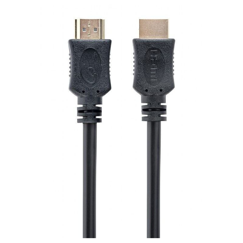CABLU video GEMBIRD, HDMI (T) la HDMI (T), 0.5m, conectori auriti, rezolutie maxima 4K (3840 x 2160) la 60 Hz, negru, "CC-HDMI4L