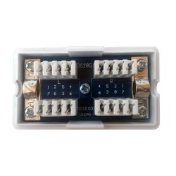 CUPLA Krone (LSA) GEMBIRD pt. cablu FTP, Cat6, conector Krone (LSA) x 2, ecranat, plastic, 1 buc.,  "NCA-LSAS6-01"
