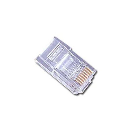 MUFA RJ-45 GEMBIRD pt. cablu UTP, Cat5e, RJ-45 (T), plastic, 100 buc, "PLUG3UP6/100"