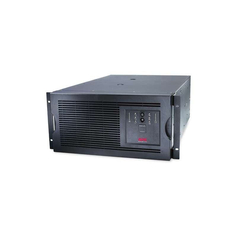UPS APC,"Smart-UPS SUA",Line Int. sin pura mgmt,tower,rack,5000VA / 4000W,AVR,IECx10,1xRBC55,LCD,21-30 min.,"SUA5000RMI5U",prelu