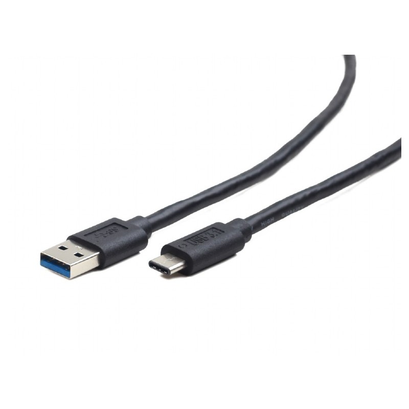 CABLU alimentare si date GEMBIRD, pt. smartphone, USB 3.0 (T) la USB 3.1 Type-C (T), 36W, 3m, negru, "CCP-USB3-AMCM-10" (timbru 