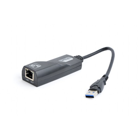ADAPTOR RETEA GEMBIRD , extern, USB 3.0, port RJ-45, 1000 Mbps, "NIC-U3-02" (timbru verde 0.18 lei)