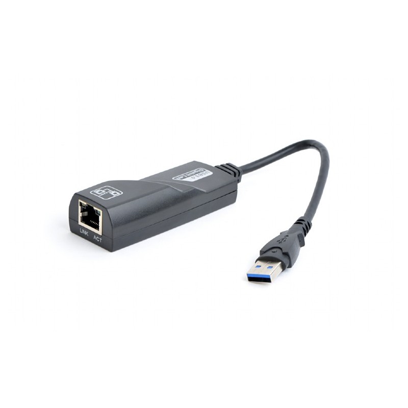 ADAPTOR RETEA GEMBIRD , extern, USB 3.0, port RJ-45, 1000 Mbps, "NIC-U3-02" (timbru verde 0.18 lei)