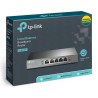 ROUTER TP-LINK wired 10/100 Mb/s, 1 WAN + 1 LAN + 3 WAN/LAN,  TL-R470T+" (timbru verde 0.8 lei)
