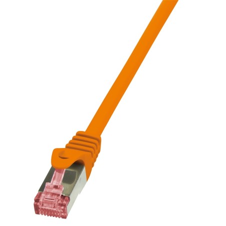PATCH CORD S/FTP LOGILINK Cat6, LSZH, cupru, 3 m, portocaliu, AWG27, dublu ecranat "CQ2068S" (timbru verde 0.08 lei)