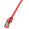 PATCH CORD S/FTP LOGILINK Cat6, LSZH, cupru, 5 m, rosu, AWG27, dublu ecranat "CQ2074S" (timbru verde 0.18 lei)