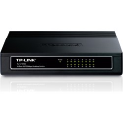 SWITCH TP-LINK 16 porturi 10/100Mbps, carcasa plastic "TL-SF1016D" (timbru verde 2 lei)