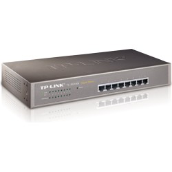 SWITCH TP-LINK  8 porturi Gigabit. carcasa metalica, rackabil "TL-SG1008" (timbru verde 2 lei)