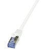 PATCH CORD S/FTP LOGILINK Cat6a, LSZH, cupru, 0.25 m, alb, AWG26, dublu ecranat "CQ3011S" (timbru verde 0.08 lei)