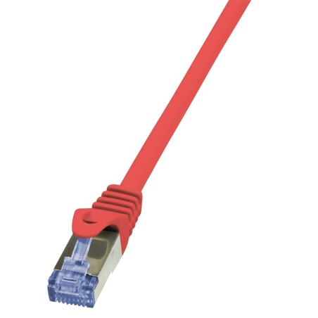 PATCH CORD S/FTP LOGILINK Cat6a, LSZH, cupru, 7.5 m, rosu, AWG26, dublu ecranat "CQ3084S" (timbru verde 0.8 lei)