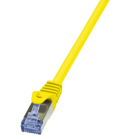 PATCH CORD S/FTP LOGILINK Cat6a, LSZH, cupru, 7.5 m, galben, AWG26, dublu ecranat "CQ3087S" (timbru verde 0.8 lei)
