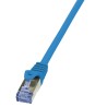 PATCH CORD S/FTP LOGILINK Cat6a, LSZH, cupru, 10 m, albastru, AWG26, dublu ecranat "CQ3096S" (timbru verde 0.18 lei)