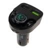 MODULATOR AUTO FM SPACER, Bluetooth 5.0. 1xUSB QC3.0 &amp; 1xUSB max. 5V/3.1A, 12V-24V, max. 10-15m, mic max. 0-2m, format MP3/W
