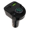 MODULATOR AUTO FM SPACER, Bluetooth 5.0. 1xUSB QC3.0 &amp; 1xUSB max. 5V/3.1A, 12V-24V, max. 10-15m, mic max. 0-2m, format MP3/W