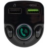 MODULATOR AUTO FM SPACER, Bluetooth 5.0. 1xUSB QC3.0 &amp; 1xUSB max. 5V/3.1A, 12V-24V, max. 10-15m, mic max. 0-2m, format MP3/W