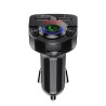 MODULATOR AUTO FM SPACER, Bluetooth 5.0. 1xUSB QC3.0 &amp; 1xUSB max. 5V/3.1A, 12V-24V, max. 10-15m, mic max. 0-2m, format MP3/W