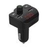 MODULATOR AUTO FM SPACER, Bluetooth 5.0, 2xUSB max. 5V/3.1A, 12V-24V, max. 10-15m, mic max. 0-1m, format MP3/WMA, 206 canale 87.