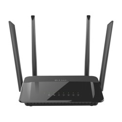 ROUTER D-LINK wireless 1200Mbps, 4 porturi Gigabit, 4 antene externe, Dual Band AC1200 (867/300Mbps), "DIR-842/MT" (timbru verde