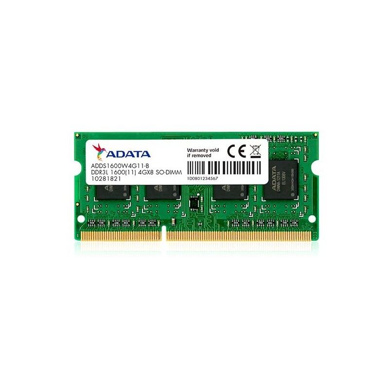 SODIMM Adata, 8GB DDR3, 1600 MHz, low voltage "ADDS1600W8G11-S"