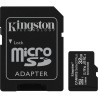 CARD MicroSD KINGSTON, 32 GB, microSDHC, clasa 10, standard UHS-I U1, "SDCS2/32GB" (timbru verde 0.03 lei)