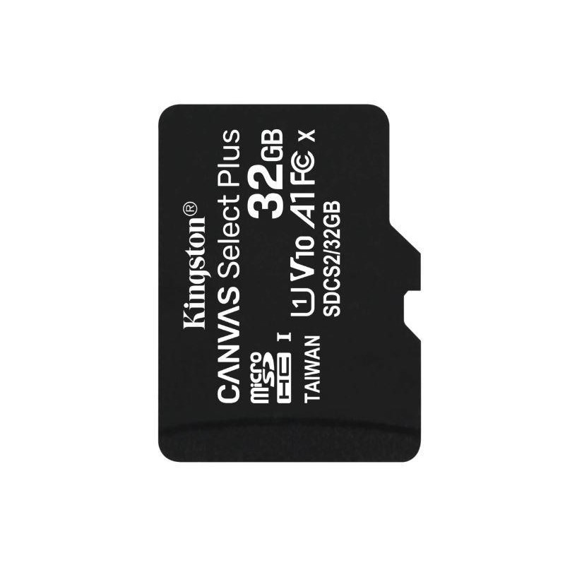 CARD MicroSD KINGSTON, 32 GB, microSDHC, clasa 10, standard UHS-I U1, "SDCS2/32GBSP" (timbru verde 0.03 lei)