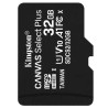 CARD MicroSD KINGSTON, 32 GB, microSDHC, clasa 10, standard UHS-I U1, "SDCS2/32GBSP" (timbru verde 0.03 lei)