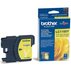Cartus Cerneala Original Brother Yellow, LC1100Y, pentru DCP-385|395|585|6690|J715|MFC-490|5490|5895|6490|6890|790, 325, (timbru