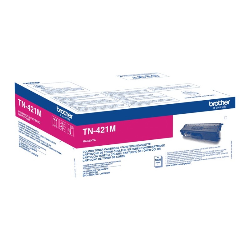 Toner Original Brother Magenta, TN421M, pentru DCP-8410|L8260|L8360|MFC-L8690|L8900, 1.8K, (timbru verde 1.2 lei) , "TN421M"