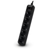 PRELUNGITOR CYBER POWER, Schuko x 5, conectare prin Schuko (T), cablu 1.8 m, 10 A, protectie supratensiune, negru, "B0520SCO-DE"