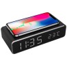 CEAS digital + ALIMENTATOR wireless GEMBIRD, display LCD ora/data/alarma/temperatura, black, "DAC-WPC-01" (timbru verde 0.18 lei