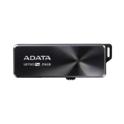 MEMORIE USB 3.2 ADATA 32 GB, retractabila, carcasa aluminiu, negru, "AUE700PRO-32G-CBK" (timbru verde 0.03 lei)