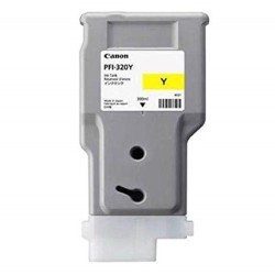 Cartus Cerneala Original Canon Yellow, PFI-320Y, pentru IPF TM-200|TM-205|TM-300|TM-305, 300ml, (timbru verde 0.15 lei),NOPP, "2