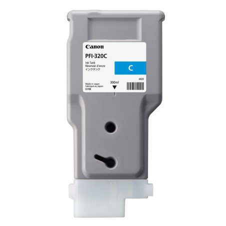 Cartus Cerneala Original Canon Cyan, PFI-320C, pentru IPF TM-200|TM-205|TM-300|TM-305, 300ml, (timbru verde 0.15 lei),NOPP, "289