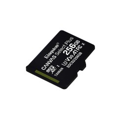 CARD MicroSD KINGSTON, 256 GB, microSDXC, clasa 10, standard UHS-I U3, "SDCS2/256GBSP" (timbru verde 0.03 lei)