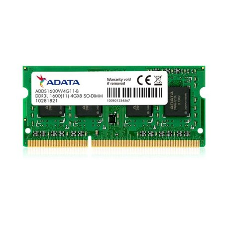 SODIMM Adata, 4GB DDR3, 1600 MHz, low voltage "ADDS1600W4G11-S"