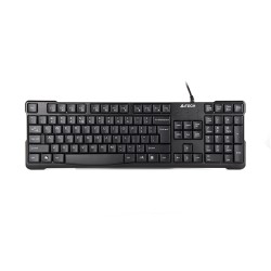 TASTATURA A4TECH, "KR750", cu fir, 105 taste format standard , USB, negru, "KR-750-USB" 45504985 (timbru verde 0.8 lei)