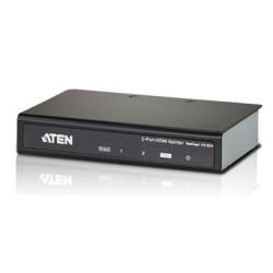 SPLITTER video ATEN, split 2 monitoare la 1 device, conector 1: HDMI (M); conector 2: HDMI (M) x 2, "VS182A-A7-G" (timbru verde 