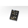 SWITCH video ATEN, switch 2 PC-uri la 1 Monitor, conector 1: VGA (T) x 2; conector 2: VGA (M), "VS201-AT-G" (timbru verde 0.8 le