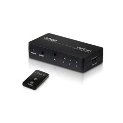 SWITCH video ATEN, switch 3 device la 1 Monitor, conector 1: HDMI (M) x 3; conector 2: HDMI (M), "VS381-AT" (timbru verde 0.8 le