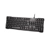 TASTATURA A4TECH, "KR750", cu fir, 105 taste format standard , USB, negru, "KR-750-USB" 45504985 (timbru verde 0.8 lei)