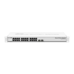SWITCH MIKROTIK, CSS326-24G-2S+RM, porturi Gigabit x 24, SFP+ x 2, managed, rackabil, carcasa metalica, "CSS326-24G-2S+RM" (timb
