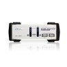 SWITCH KVM si HUB USB ATEN, control 2 PC la 1 KVM, conector 1: SPHD-15 (M) x 2, 3.5 mm Jack (M) x 4; conector 2: USB (M) x 4, VG