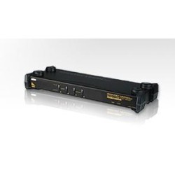 SWITCH KVM ATEN control 4 PC la 1 KVM, conector tip SPHD-15 (M) x 4 | 3.5 mm Jack (M) x 8, "CS1754Q9-AT-G" (timbru verde 4.00 le