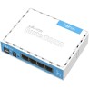 ACCESS Point Mikrotik wireless interior 300 Mbps, port 10/100 x 4, antena interna x 2, fara PoE, 2.4 GHz, "RB941-2ND"  (timbru v