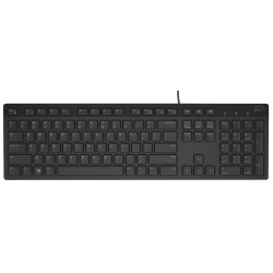 TASTATURI DELL, "KB216", cu fir, 104 taste format standard (104-108 taste), USB, negru, "580-ADHH-05"  (timbru verde 0.8 lei)